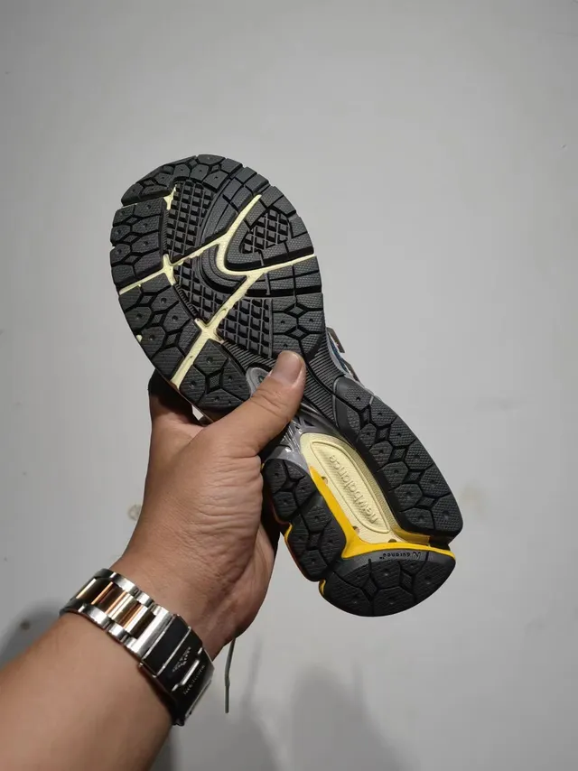 New Balance بيج أزرق شبكي-اصطناعي طبقات علوية أحذية جري 4