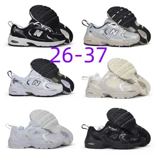 New Balance 黑白厚底中底 网面-合成混合鞋面 生活方式运动鞋