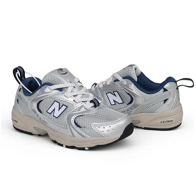 New Balance 黑白厚底中底 网面-合成混合鞋面 生活方式运动鞋 9