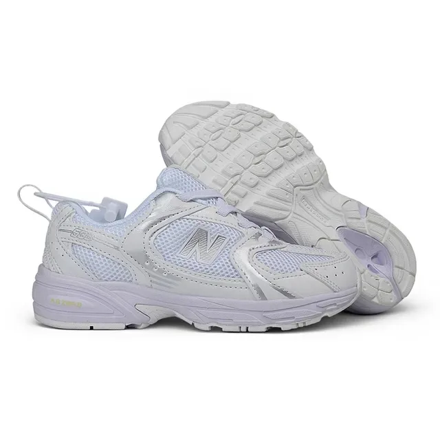 New Balance 黑白厚底中底 网面-合成混合鞋面 生活方式运动鞋 12