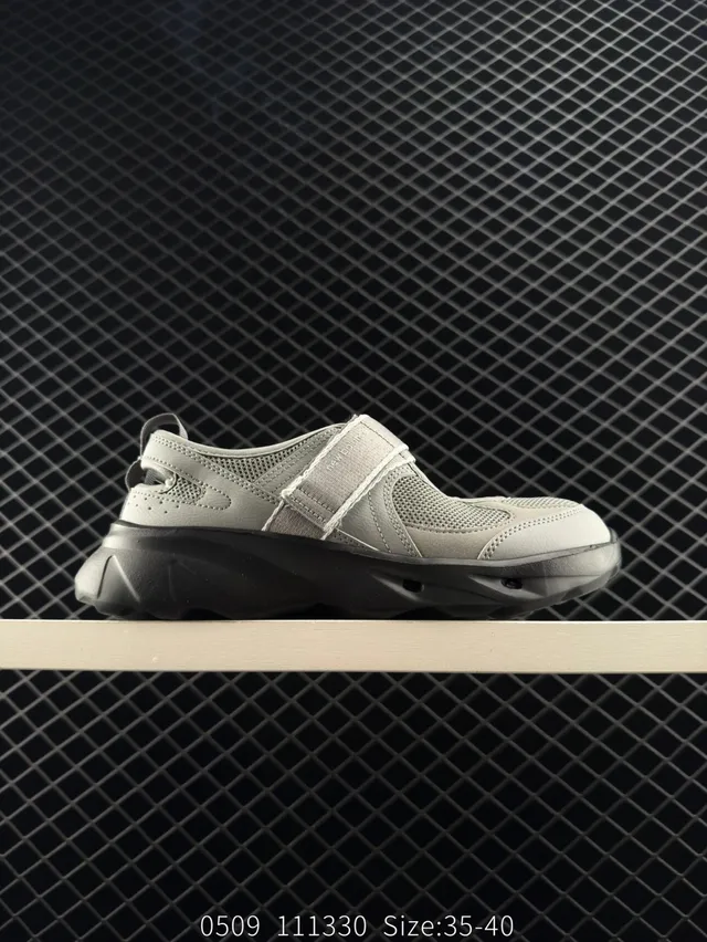 New Balance Mary Jane Series Gray Mesh Velcro Strap Mary Jane Shoes 5