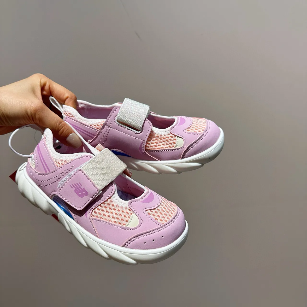 New Balance sandales casuales rose violet semelle épaisse fermeture de deux brides 14