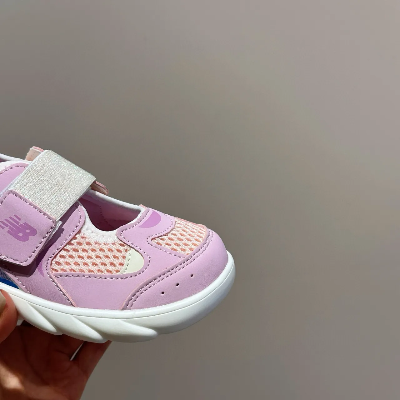 New Balance sandales casuales rose violet semelle épaisse fermeture de deux brides 21