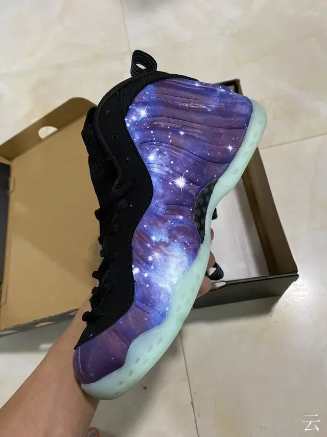 Nike Air Foamposite One Galaxy Print Lifestyle Sneakers 3