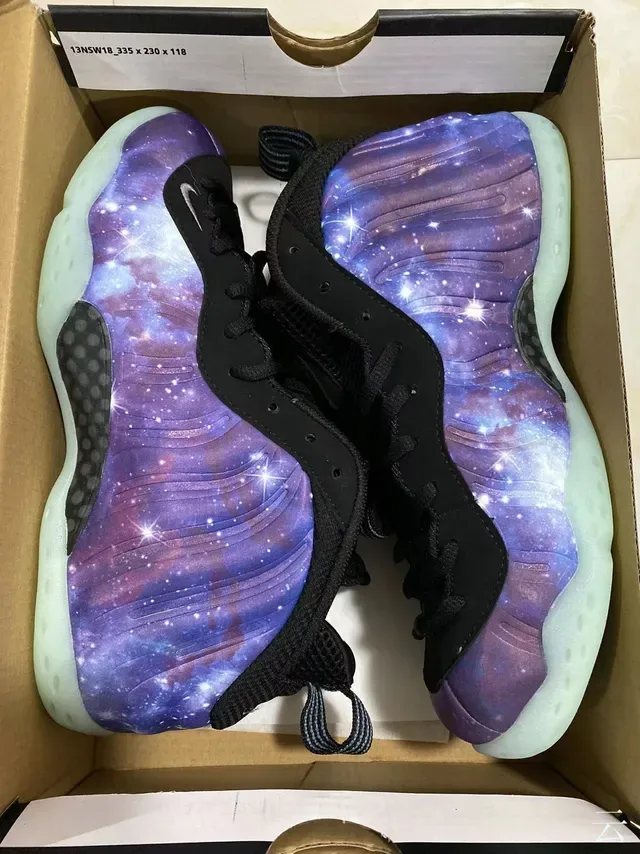 Nike Air Foamposite One Galaxy Print Lifestyle Sneakers 6