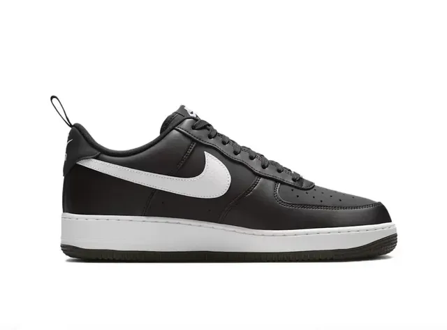 Nike Air Force 1 Black and White Lifestyle Sneakers 6