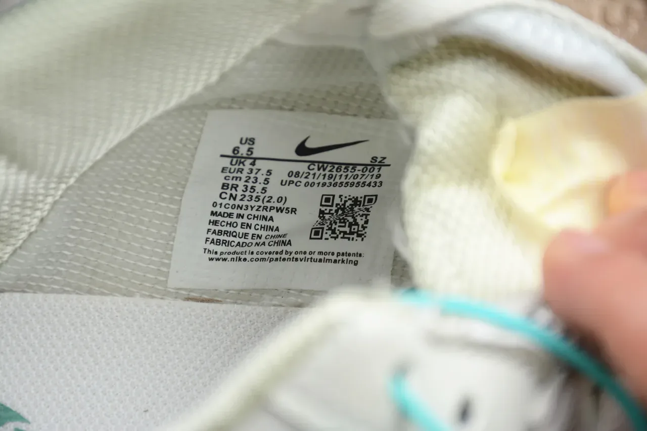 Nike Air Force 1 Platform Mint Green Lifestyle Sneakers 6