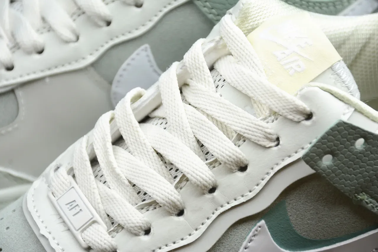 Nike Air Force 1 Platform Mint Green Lifestyle Sneakers 8