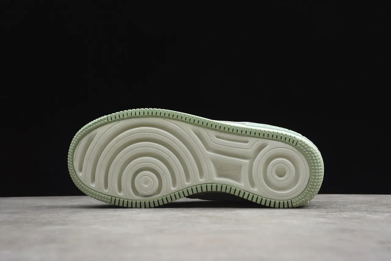 Nike Air Force 1 Platform Mint Green Lifestyle Sneakers 12