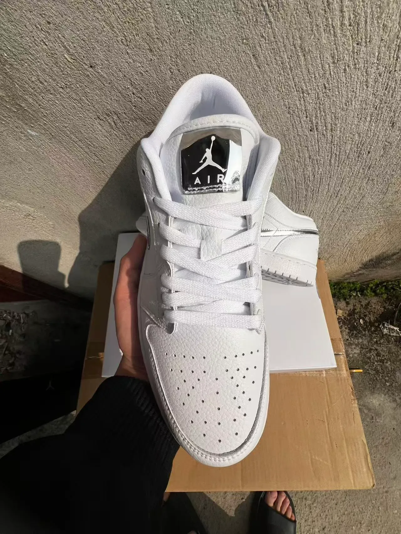 Nike Air Force 1 White Metallic Silver Lifestyle Sneakers 3