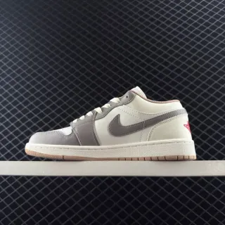 Nike Air Jordan 1 Low Off-White Gray Gum حذاء أسلوب حياة رياضي