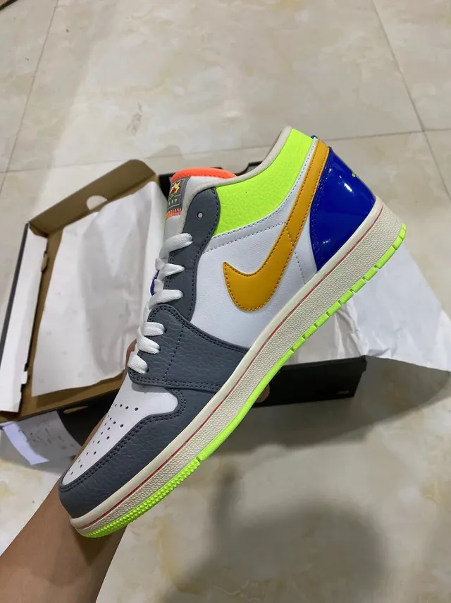 Nike Air Jordan 1 Multicolor Lifestyle Sneakers 5