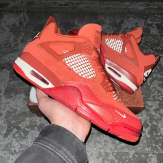 Nike Air Jordan 4 মনোক্রোম্যাটিক রেড বাস্কেটবল জুতো