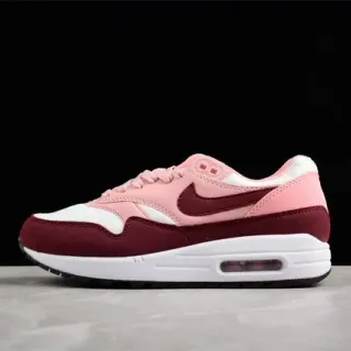 Nike Air Max 1 粉色 酒红色 白色 生活方式运动鞋