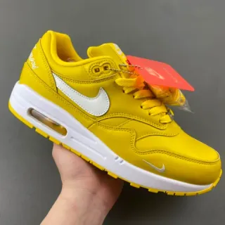 Nike Air Max 1 أصفر أبيض حذاء أسلوب حياة