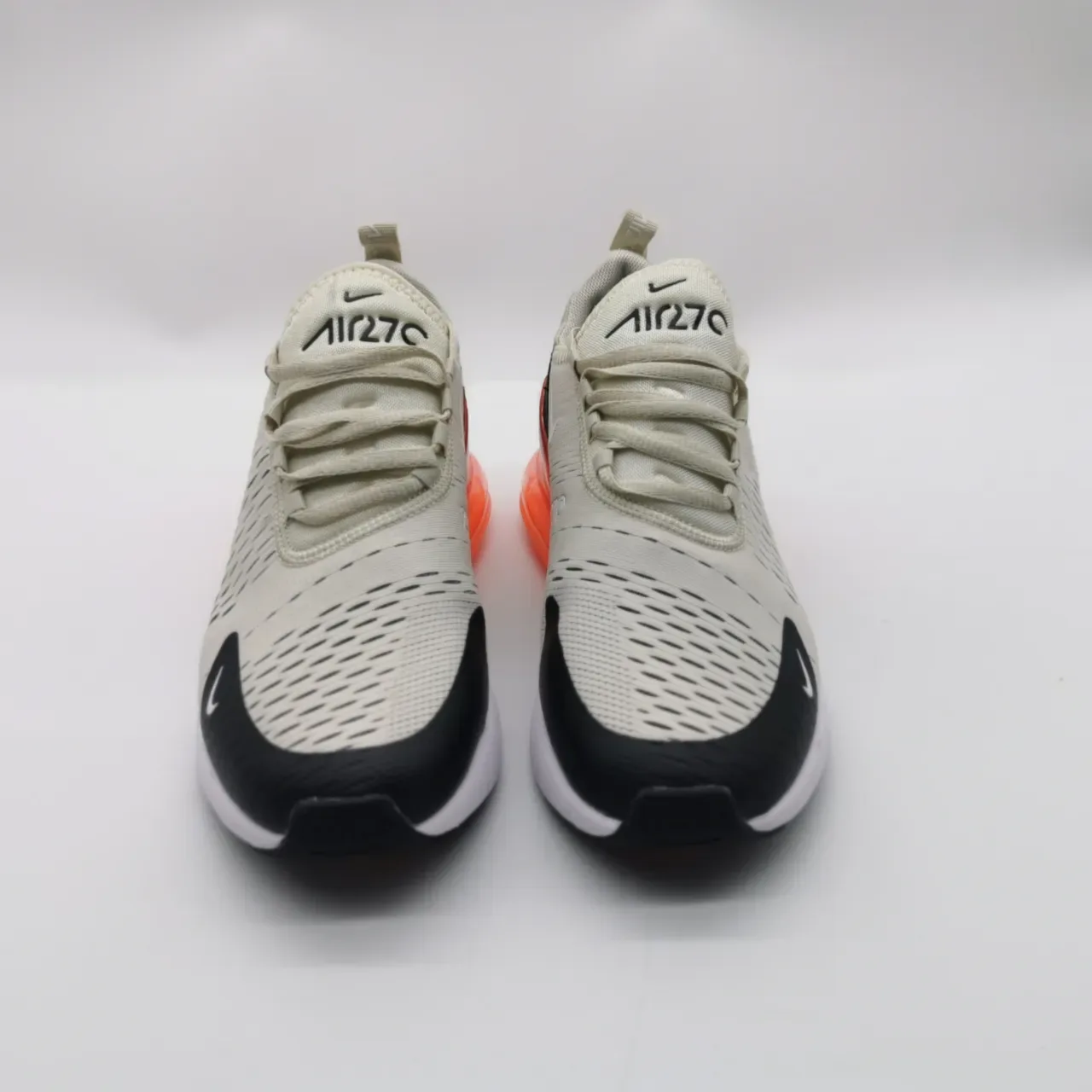 Nike Air Max 270 Beige Black Orange Lifestyle Sneakers 2
