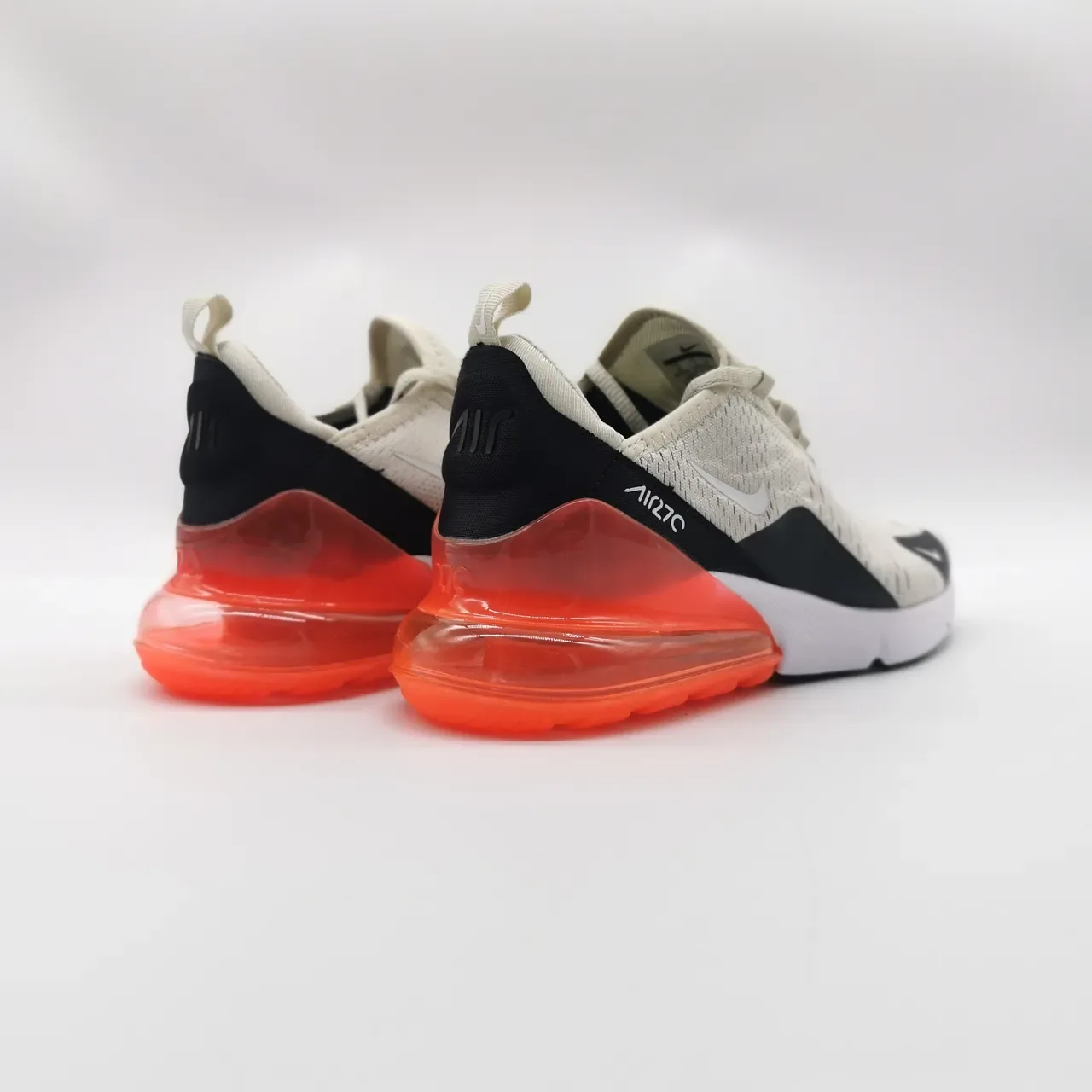 Nike Air Max 270 Beige Black Orange Lifestyle Sneakers 4