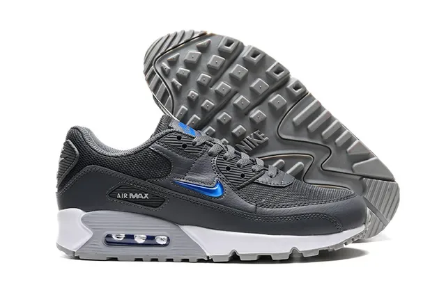 Nike Air Max 90 White Gray Lifestyle Sneakers 14