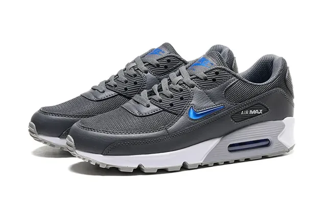 Nike Air Max 90 White Gray Lifestyle Sneakers 15