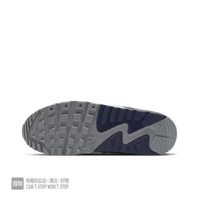 Nike Air Max 90 Sneakers Lifestyle Blanc Marine Gris 2
