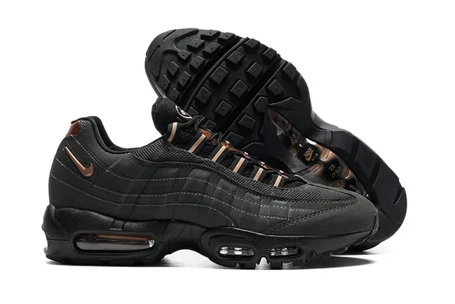 Nike Air Max 95 Black Copper Lifestyle Sneakers 4