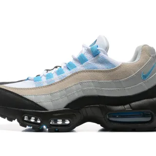 Nike Air Max 95 أبيض بيج رمادي فيرقيواز لايف ستايل سنيكر