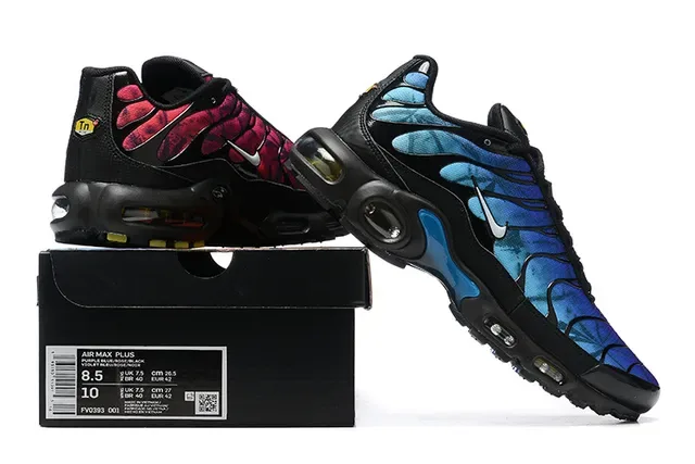 Nike Air Max Plus Gradient Purple Pink Black Lifestyle Sneakers 7