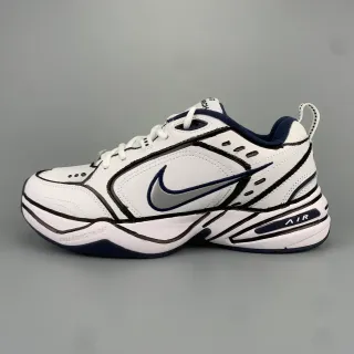 Nike Air Monarch IV أبيض بحري فضي أسلوب حياة حذاء رياضي
