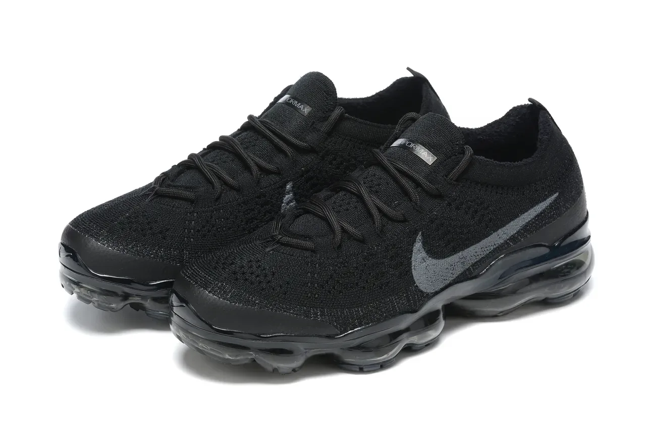Nike Air VaporMax ব্ল্যাক ফ্লাইকনিট লাইফস্টাইল স্নিকার 7