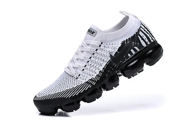 Nike Air VaporMax Flyknit 白黑生活休闲鞋 5