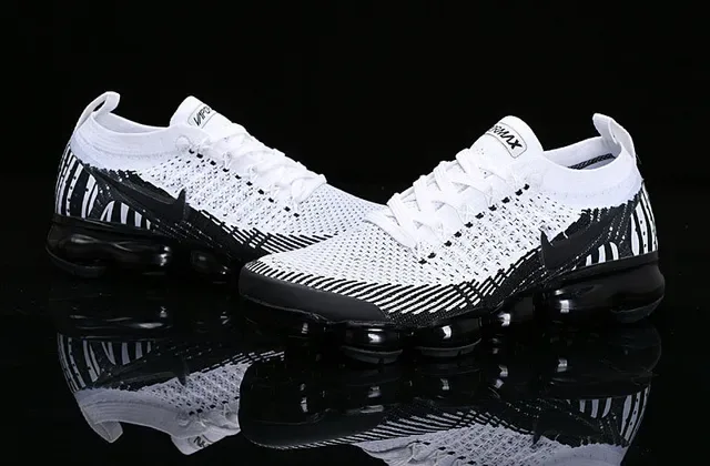 Nike Air VaporMax Flyknit 白黑生活休闲鞋 14
