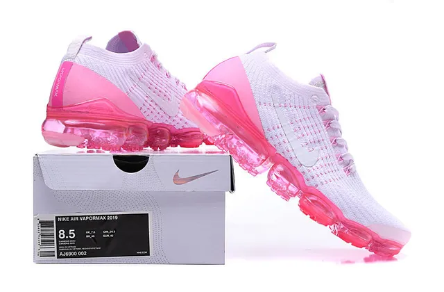 Nike Air VaporMax Pink and Lavender Running Shoes 2