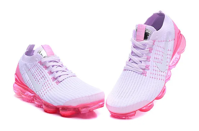 Nike Air VaporMax Pink and Lavender Running Shoes 4