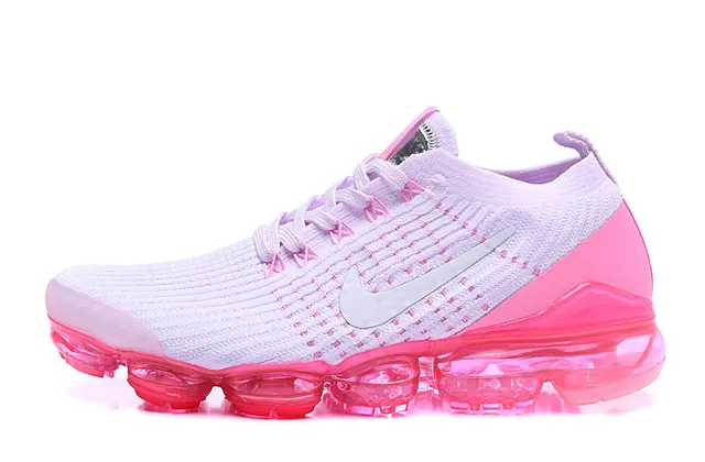 Nike Air VaporMax Pink and Lavender Running Shoes 8