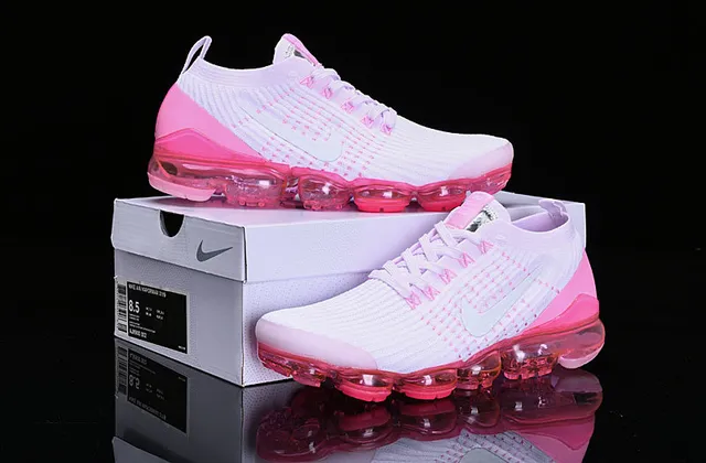 Nike Air VaporMax Pink and Lavender Running Shoes 9