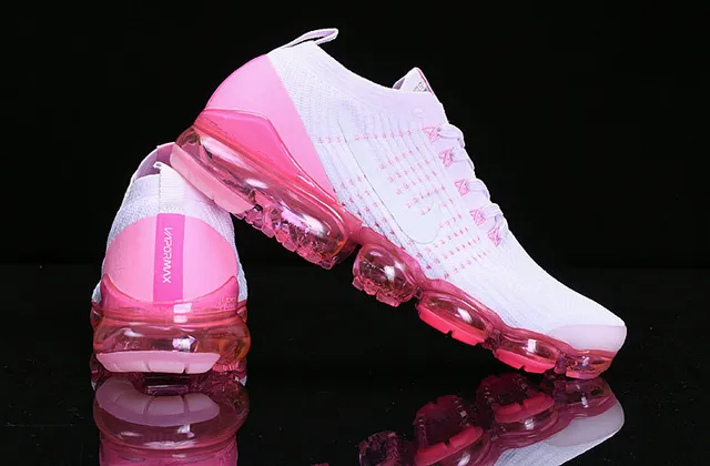 Nike Air VaporMax Pink and Lavender Running Shoes 12