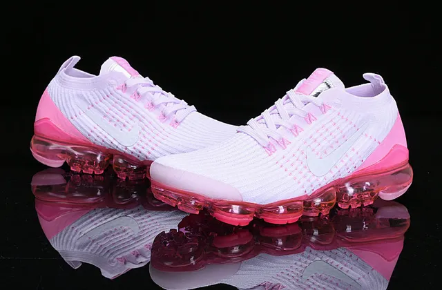Nike Air VaporMax Pink and Lavender Running Shoes 13