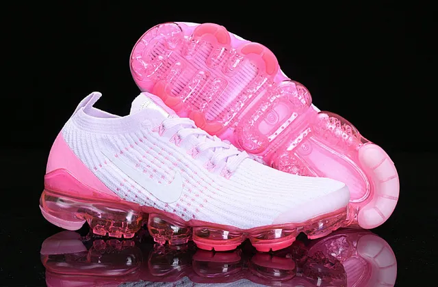 Nike Air VaporMax Pink and Lavender Running Shoes 14