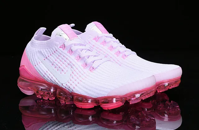 Nike Air VaporMax Pink and Lavender Running Shoes 15