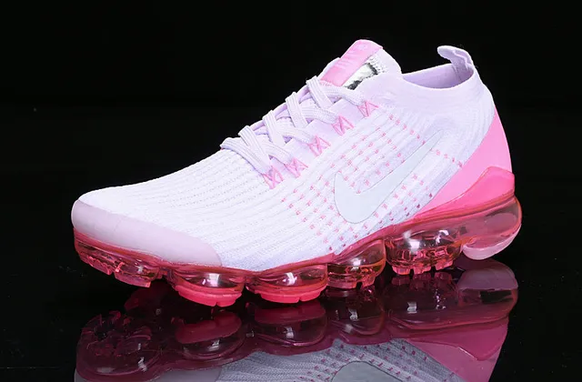 Nike Air VaporMax Pink and Lavender Running Shoes 16