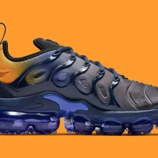 Nike Air VaporMax Plus أحذية رياضية أسلوب حياة متدرج أزرق بحري بنفسجي برتقالي