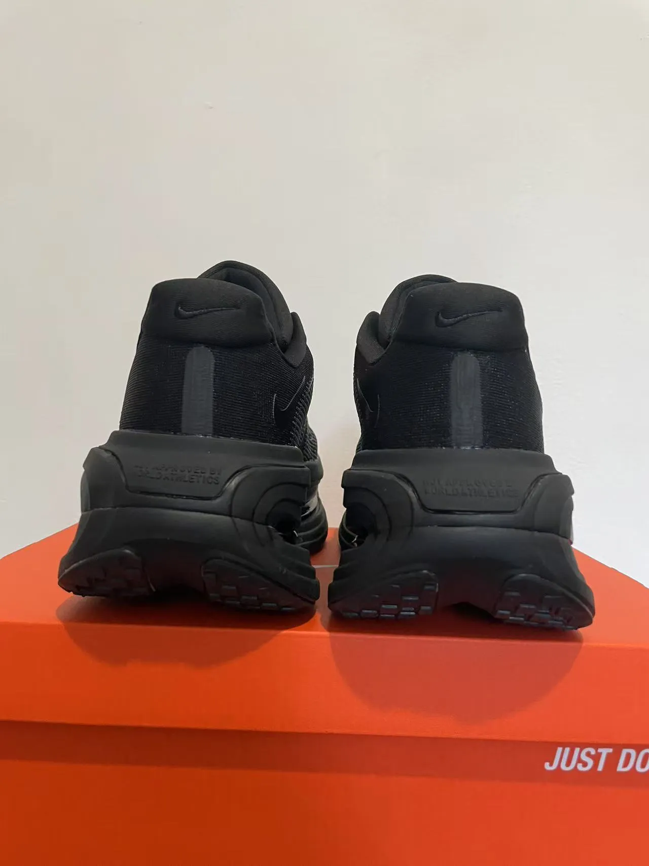 Nike Air Zoom Black Monochrome Knit Upper Running Shoes 2