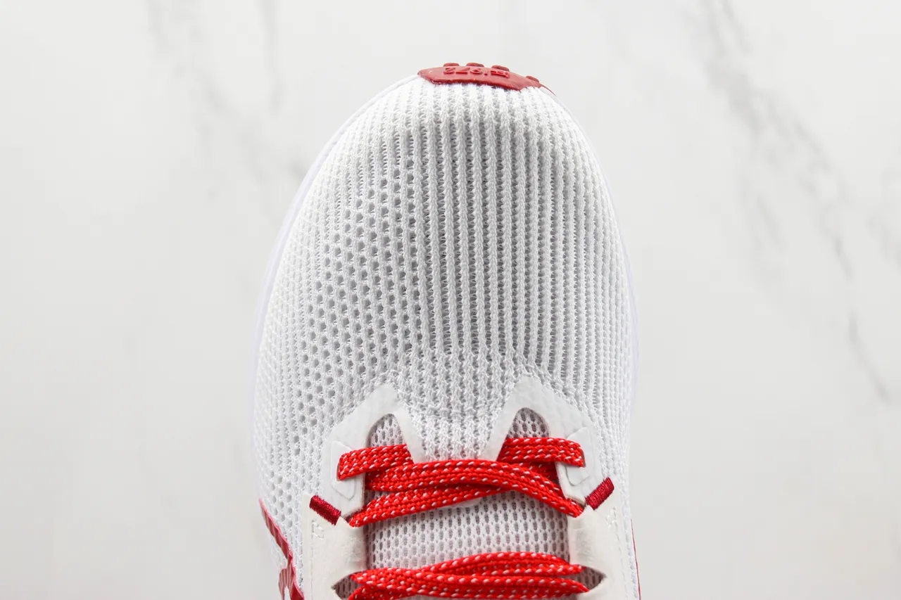 Nike Air Zoom Pegasus 40 White and Red Running Shoes 6