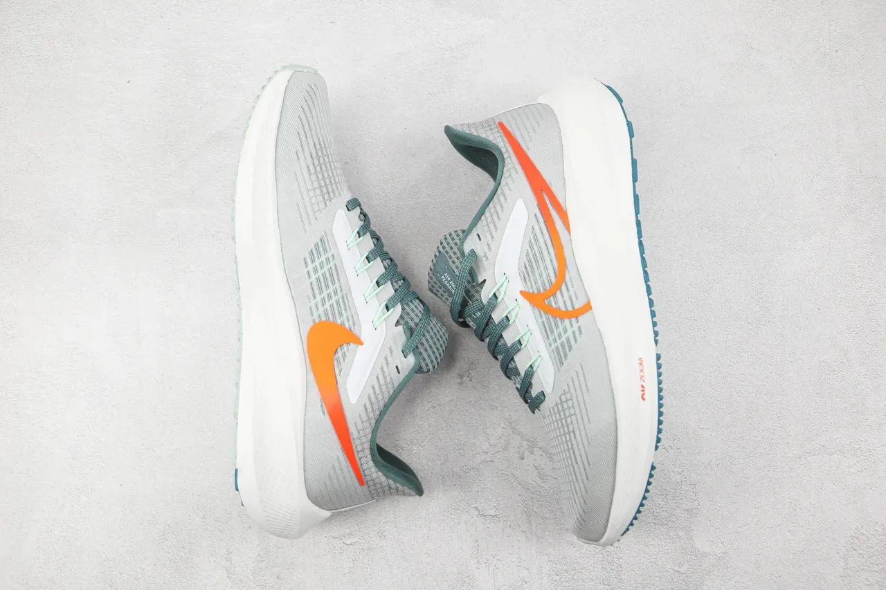 Nike Air Zoom Pegasus Gris Orange Turquoise Chaussures de course 2