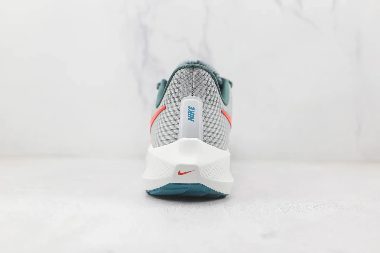 Nike Air Zoom Pegasus Gris Orange Turquoise Chaussures de course 9