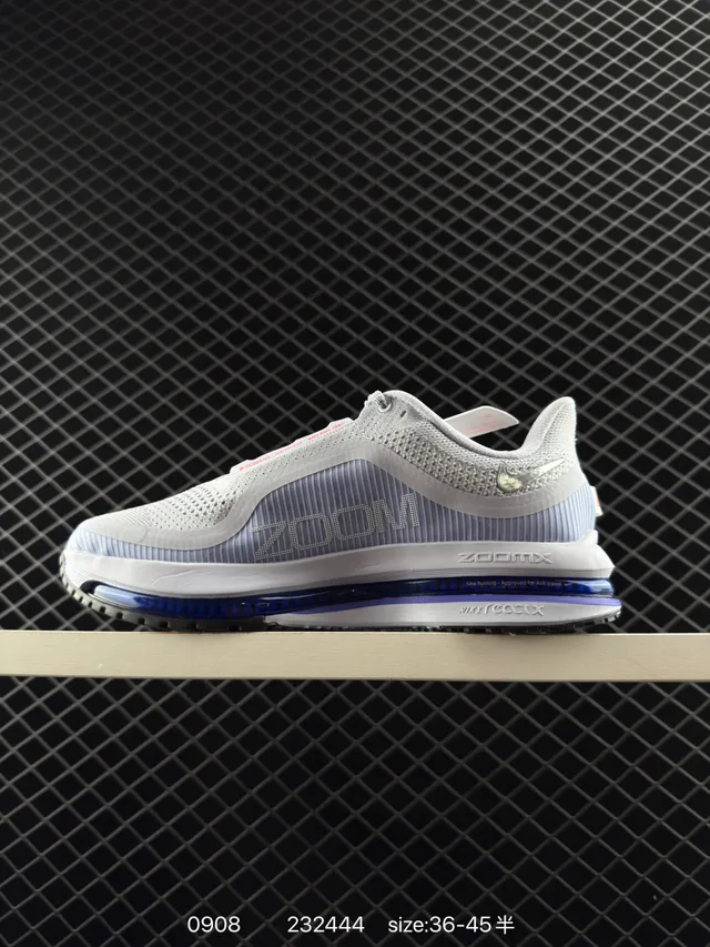 Nike Air Zoom Pegasus Premium White Gray Blue Running Shoes 5
