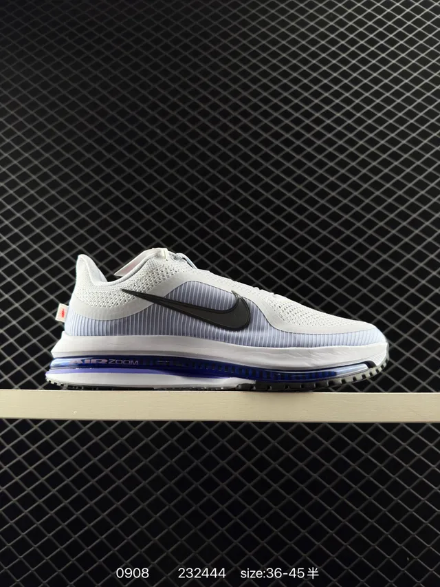 Nike Air Zoom Pegasus Premium White Gray Blue Running Shoes 6