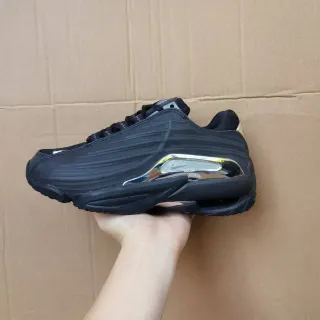 Nike Black Silver Monochrome Ribbed Synthetic Upper Sneakers
