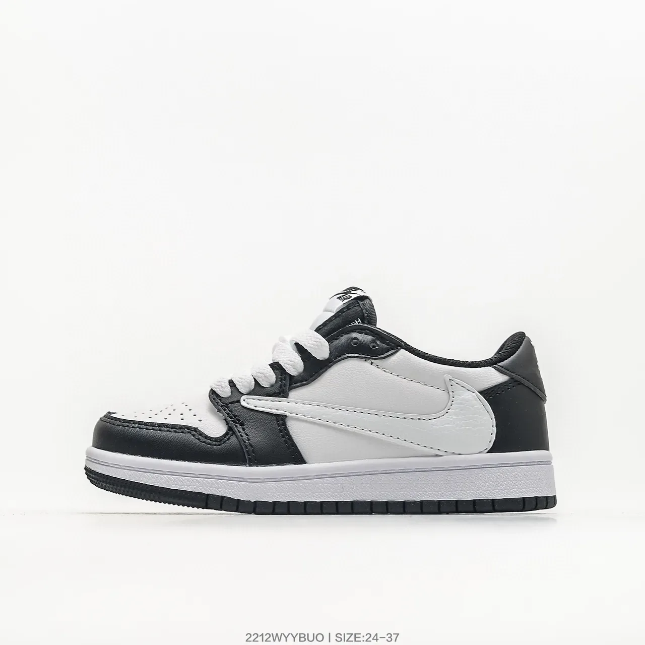 Nike Black White Low-Top Deconstructed Lifestyle Sneakers 5
