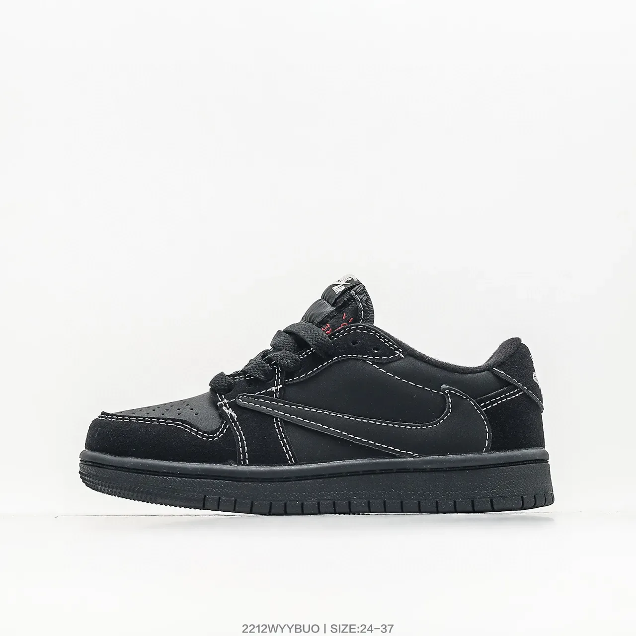 Nike Black White Low-Top Deconstructed Lifestyle Sneakers 13